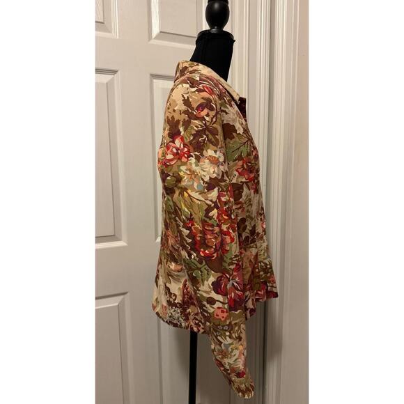 Coldwater Creek Multicolor Floral Jacket - Picture 5 of 7